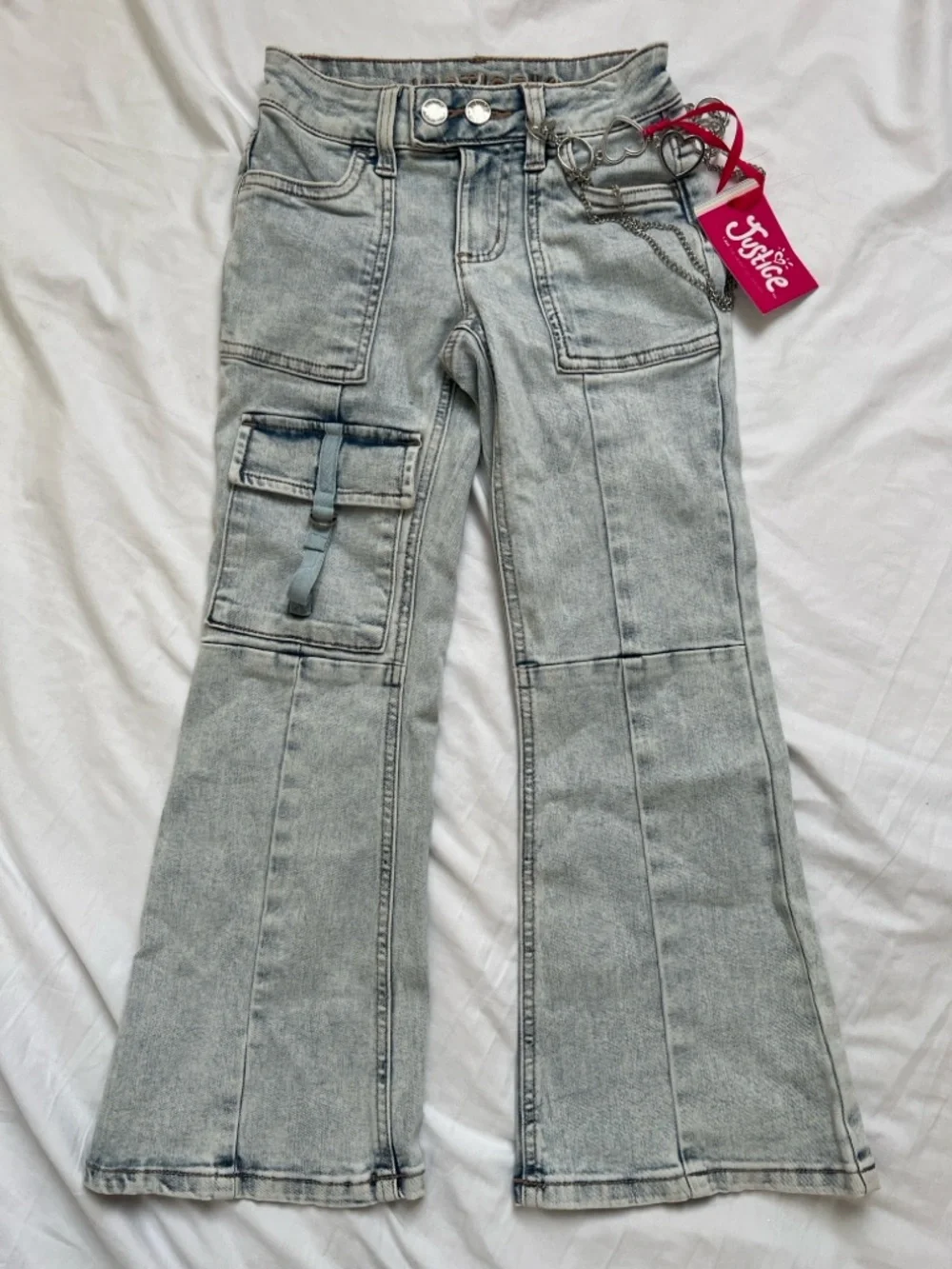 Justice light blue